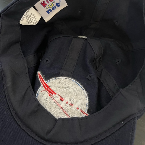 NASA Youth Kids Unisex Fabric Adjustable Strap Baseball Cap - Picture 7 of 7